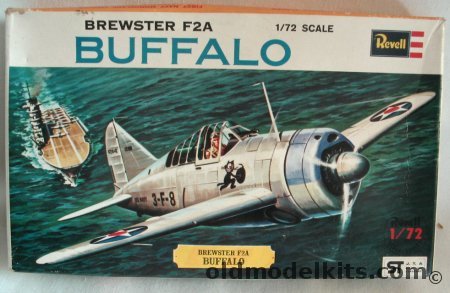 Revell 1/72 Brewster F2A Buffalo - Japan Issue, H636-100 plastic model kit